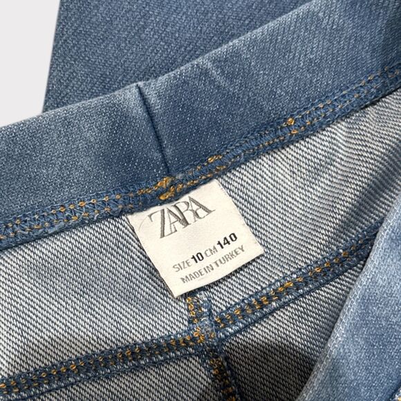 ZARA Kids Blue Jeggings - SZ 10 EUC - Picture 3 of 3